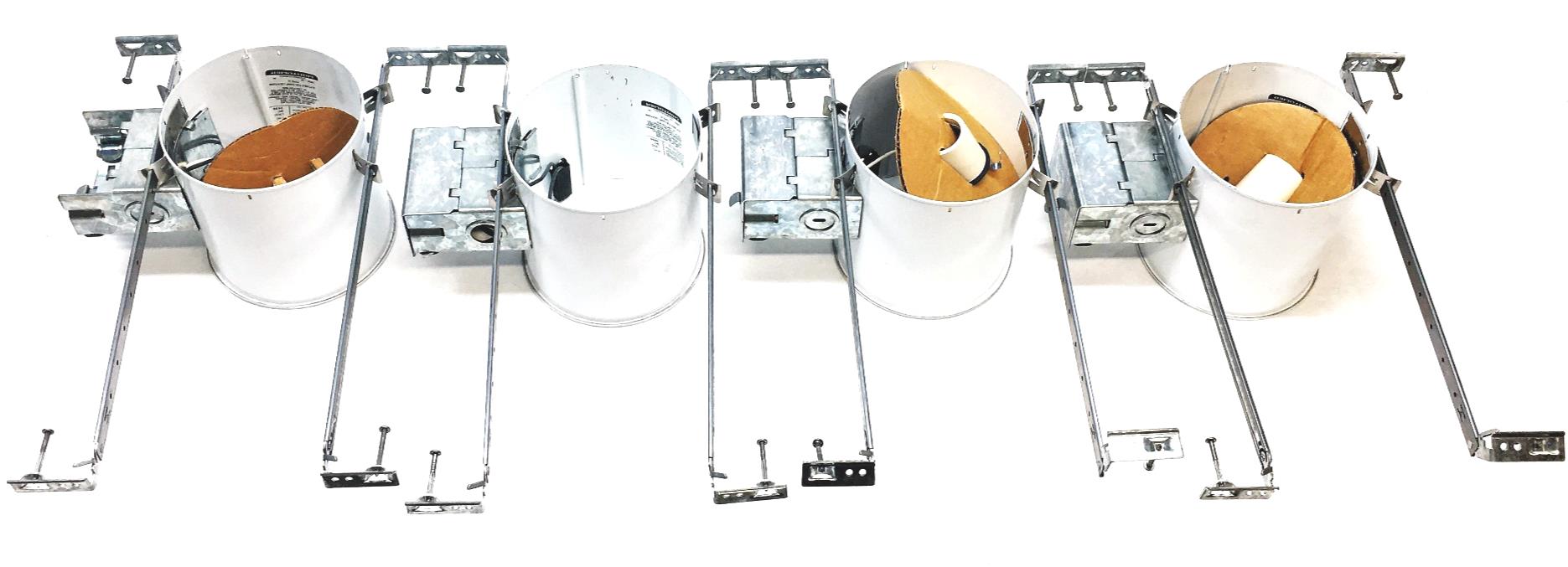 Lightolier Lytecan Type IC Recessed Downlight Housing L500SIC [Lot of 4] NOS