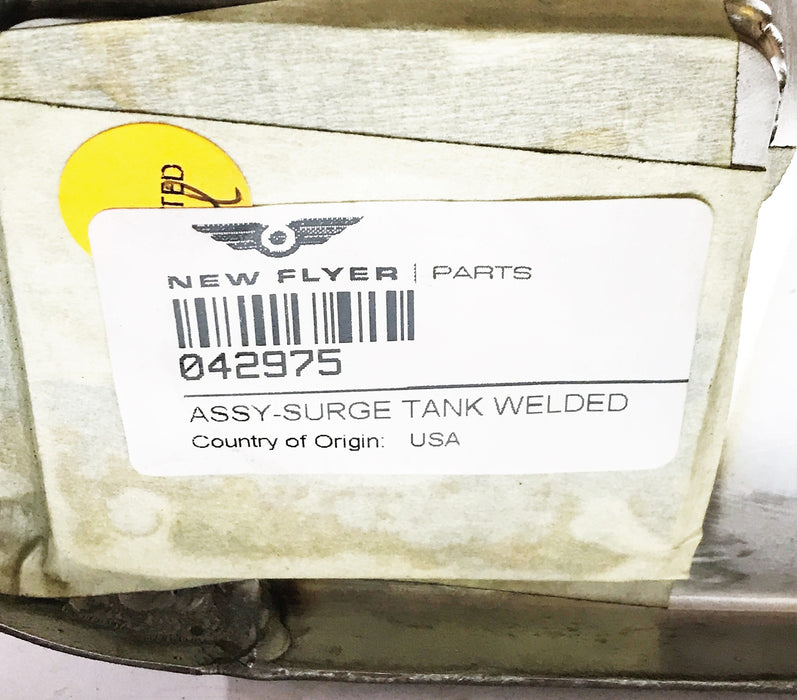 New Flyer Welded Coolant Surge Tank Assembly 042975 NOS