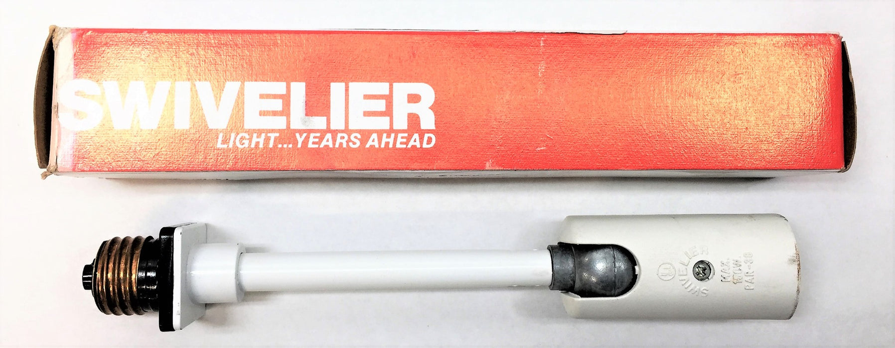 SWIVELIER 5" Single Light Stem Flex Swivel Screw-In Light Extender L21705 NOS
