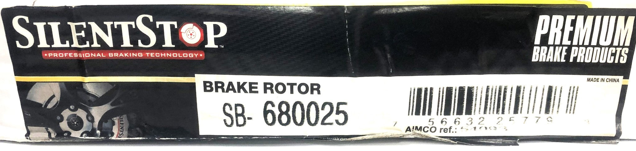 Silent Stop NewTek Disc Brake Rotor SB-680025 (54093) NOS