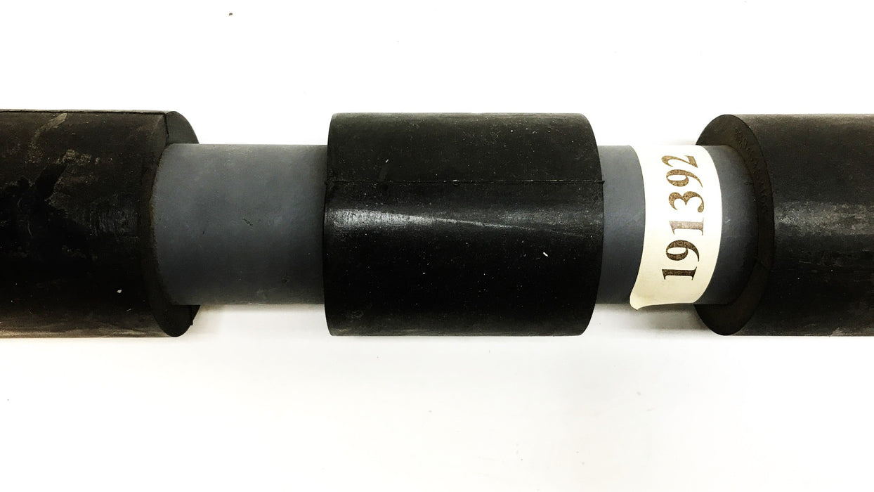 Unbranded 28" x 3-1/2" Conveyor Belt Roller with Rubber Padding 191392 USED