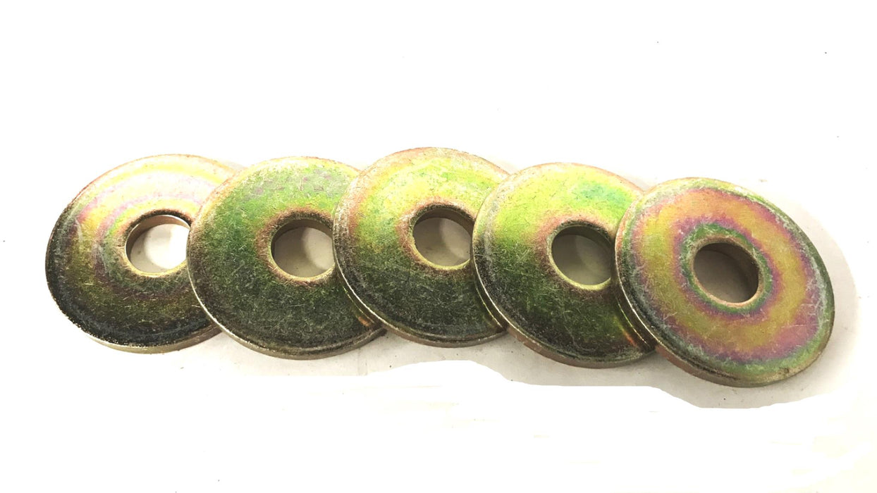 Volvo Yellow Zinc-Plated Steel Flat Washer CH30075 [Lot of 5] NOS