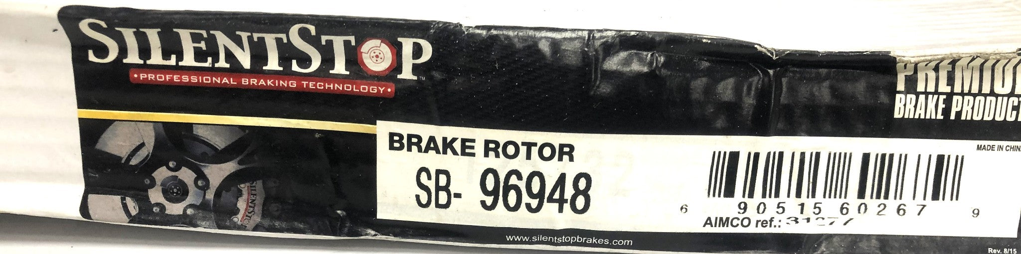 Silent Stop Disc Brake Rotor SB-96948 NOS