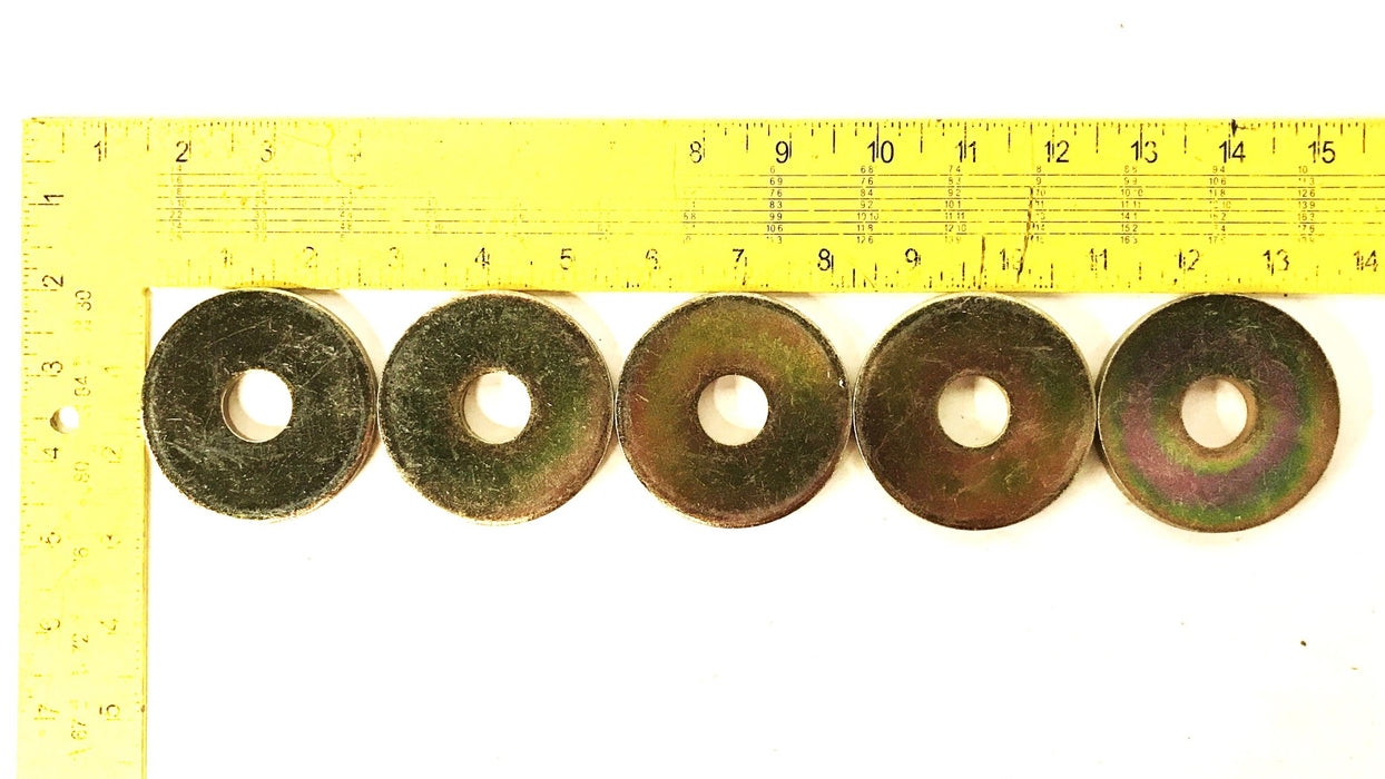 Volvo Yellow Zinc-Plated Steel Flat Washer CH30075 [Lot of 5] NOS