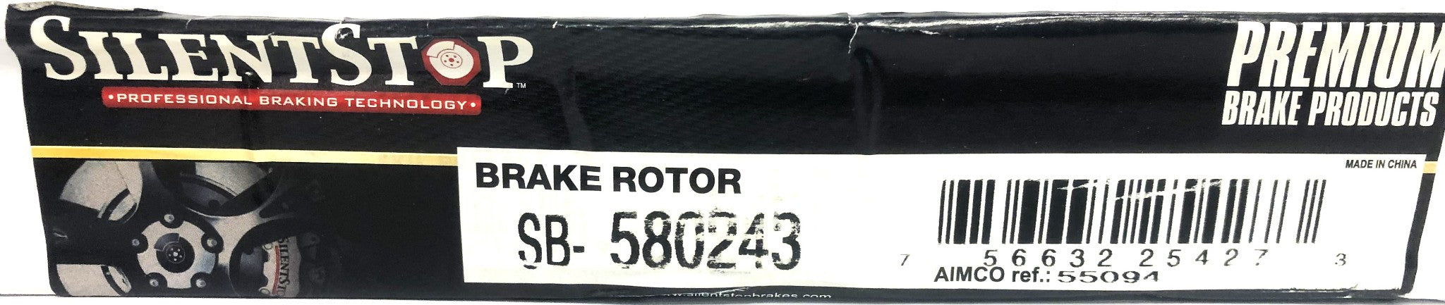 Silent Stop DuraGo Disc Brake Rotor SB-580243 (BR-55094) NOS