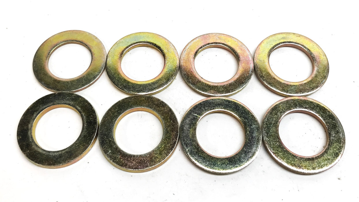 Volvo Yellow Zinc-Plated Steel Flat Washer CH14D-18ZI [Lot of 8] NOS