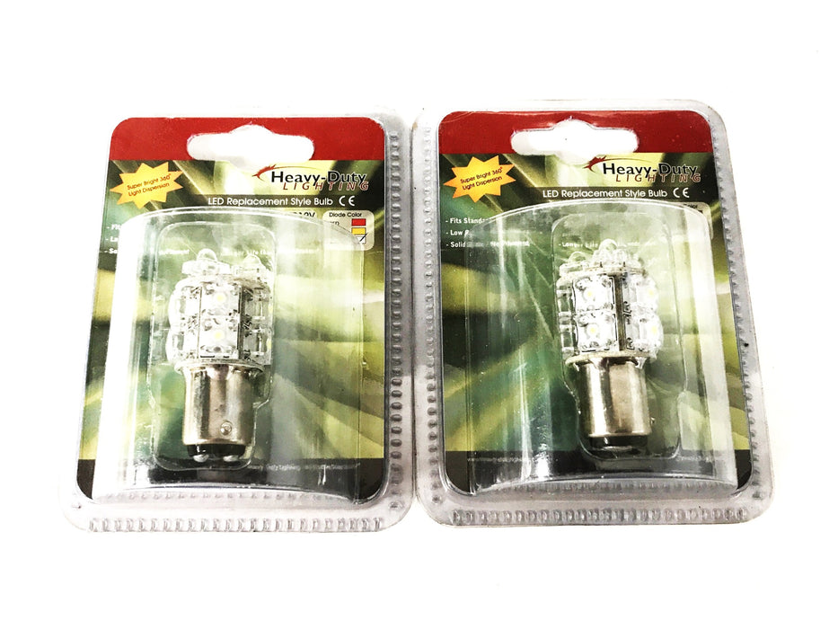Heavy Duty Lighting 13 LED Cool White Bulb HD1157WSD [Lot of 2] NOS