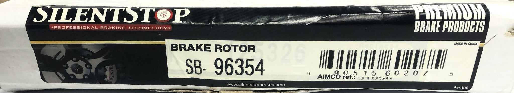 Silent Stop DuraGo Disc Brake Rotor SB-96354 (BR31056) NOS