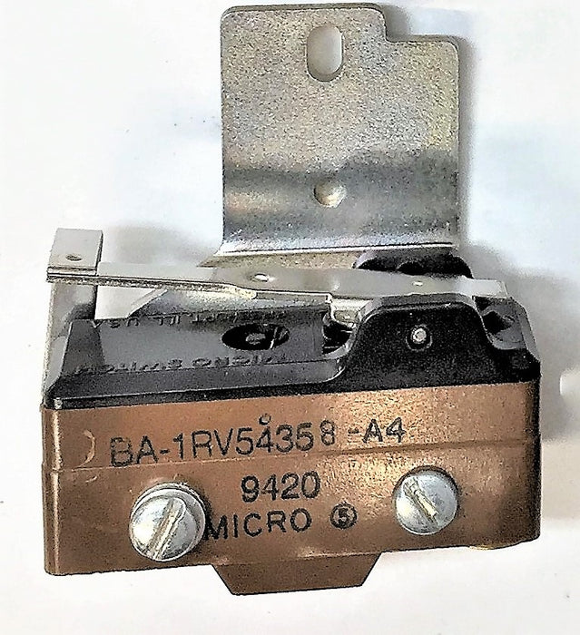 HONEYWELL Microswitch BA-1RV54358-A4 NOS
