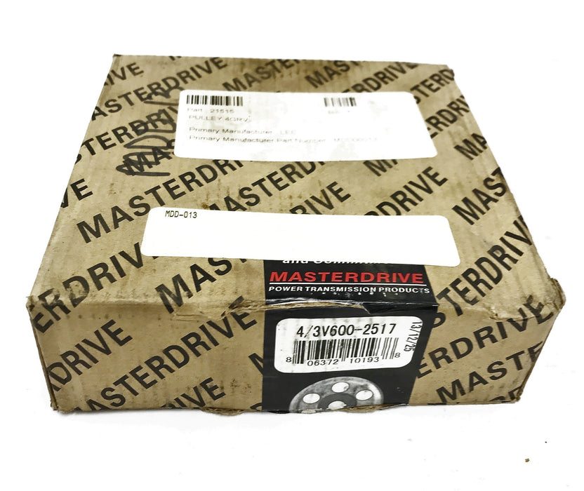 Masterdrive Sheave Pulley 4/3V600-2517 NOS