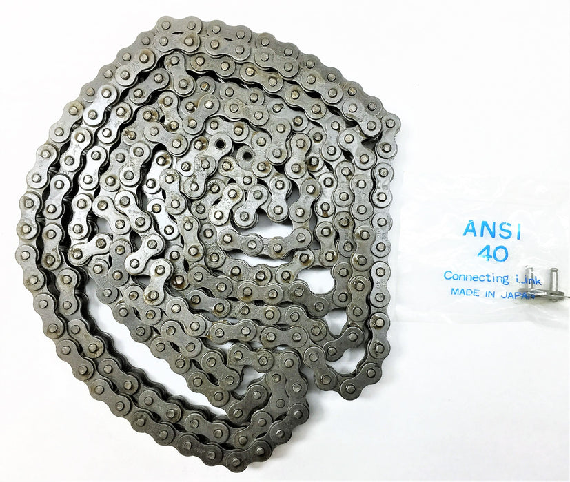 RBL Premium Series 10' Precision ANSI Roller Chain 40-RIV [Lot of 2] NOS