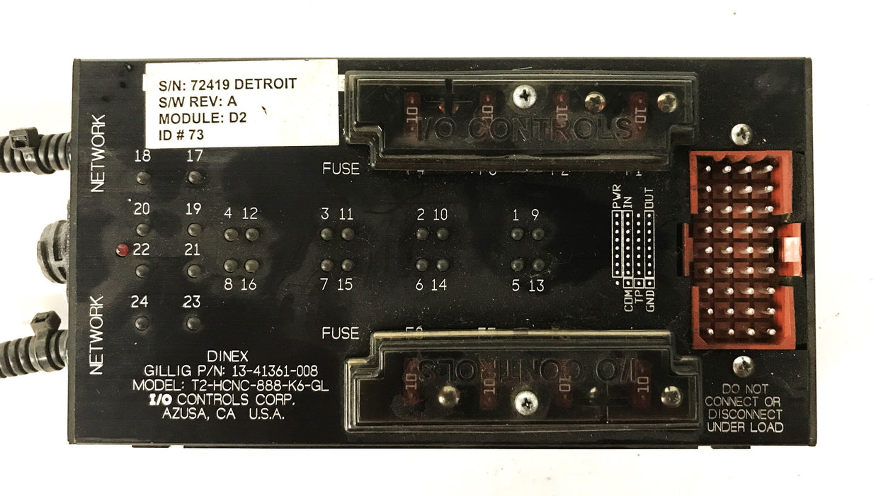 Gillig Dinex T2-HCNC-888-K6-GL Control Module 13-41361-008 USED