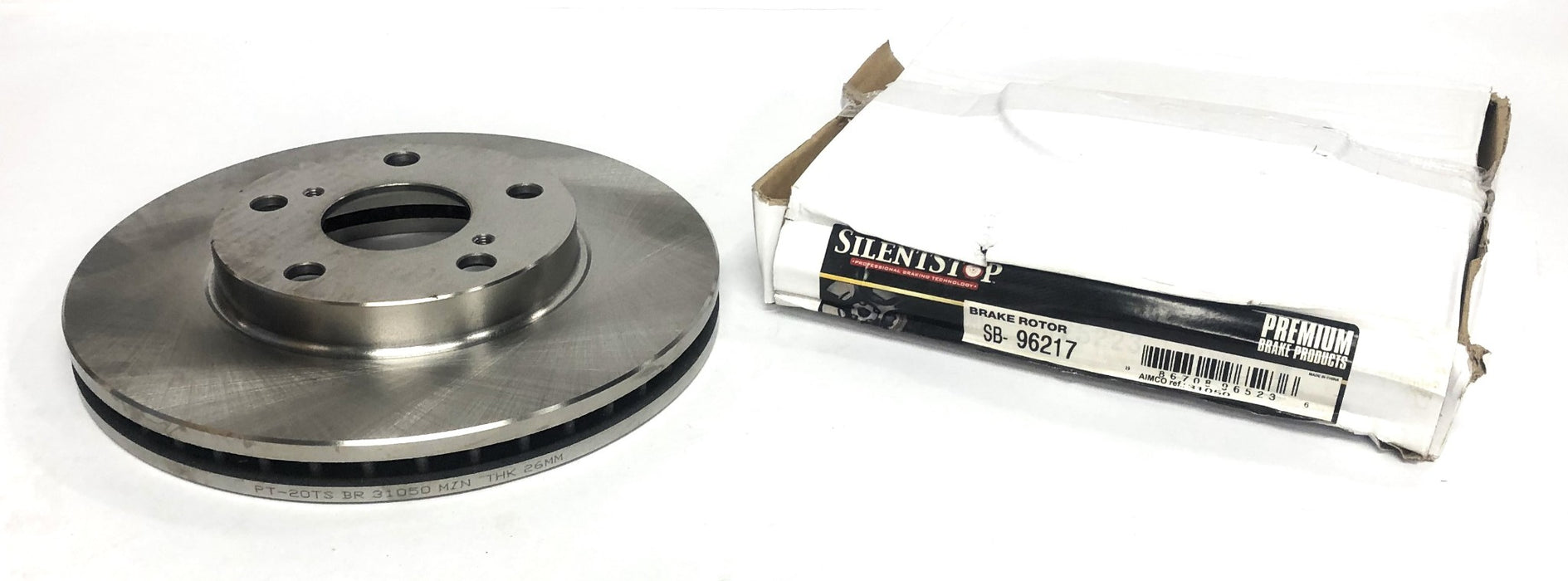 Silent Stop DuraGo Disc Brake Rotor SB-96217 (BR31050) NOS