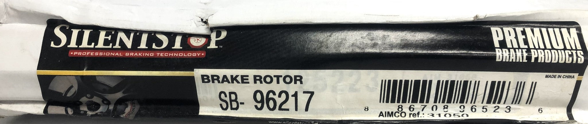 Silent Stop DuraGo Disc Brake Rotor SB-96217 (BR31050) NOS