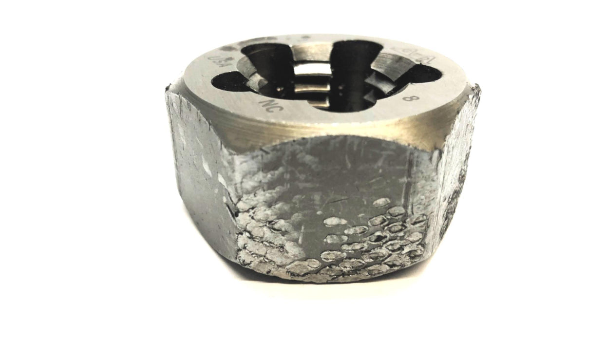 Greenfield Tap & Die GTD 1 INCH - 8 NC Hex Threading Die USED