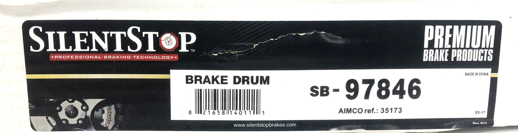 Silent Stop Aimco Brake Drum SB-97846 (35173) NOS