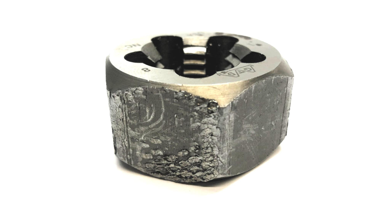 Greenfield Tap & Die GTD 1 INCH - 8 NC Hex Threading Die USED