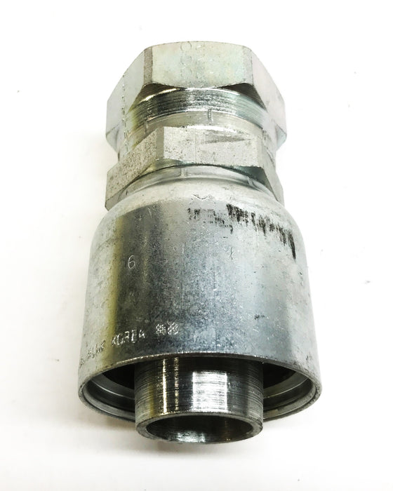 Unbranded 1-1/4" Hydraulic Hose Fitting 43-20-R1-R2-R3 NOS