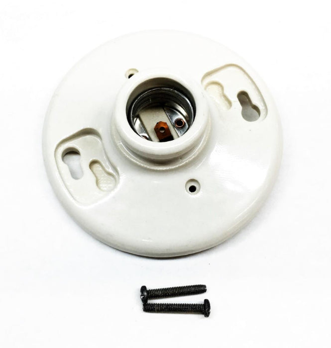 Leviton 660W 250V SAN000 Keyless Porcelain Lamp Holder Kit 9875 NOS