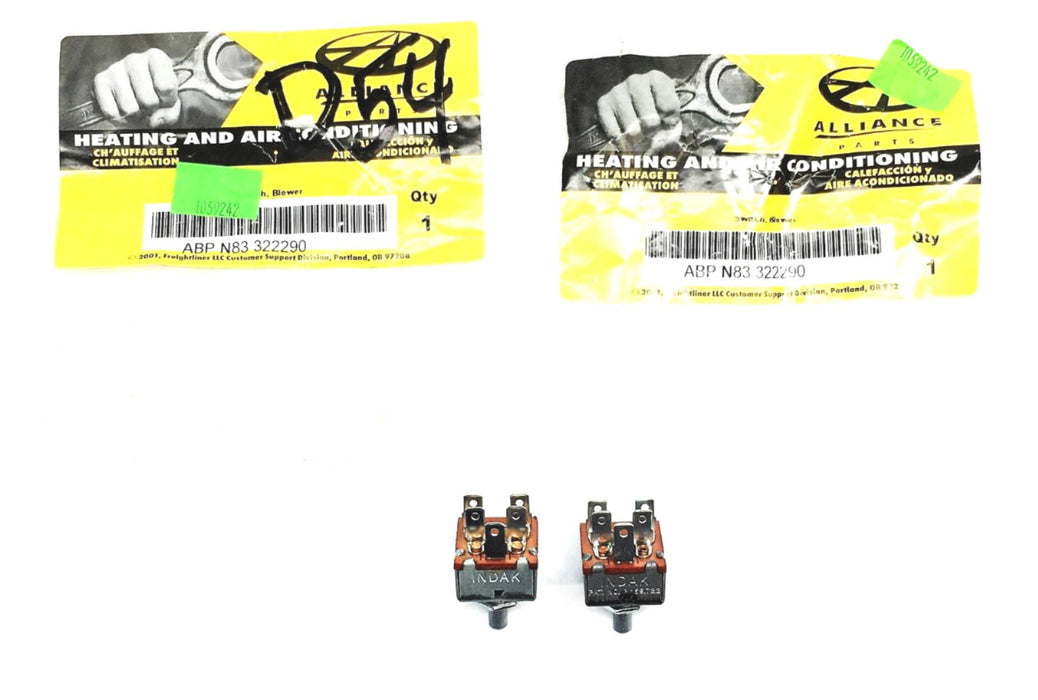 Alliance Blower Switch ABP-N83-322290 [Lot of 2] NOS