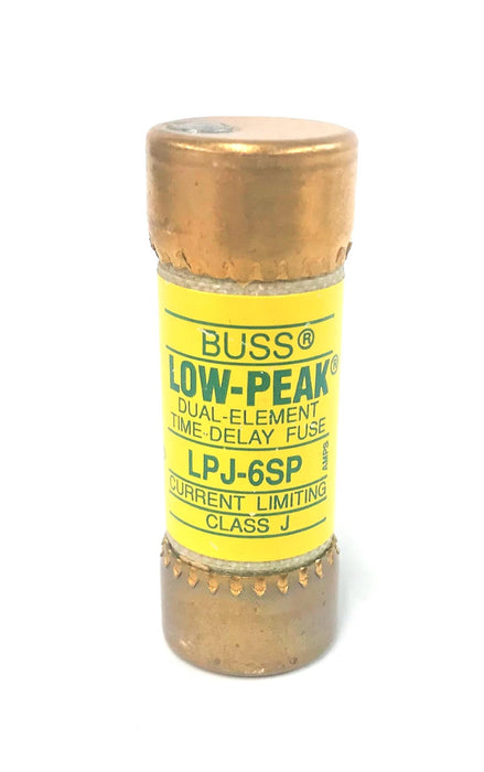 Bussmann Low-Peak Dual-Element Time-Delay Fuse LPJ-6SP NOS