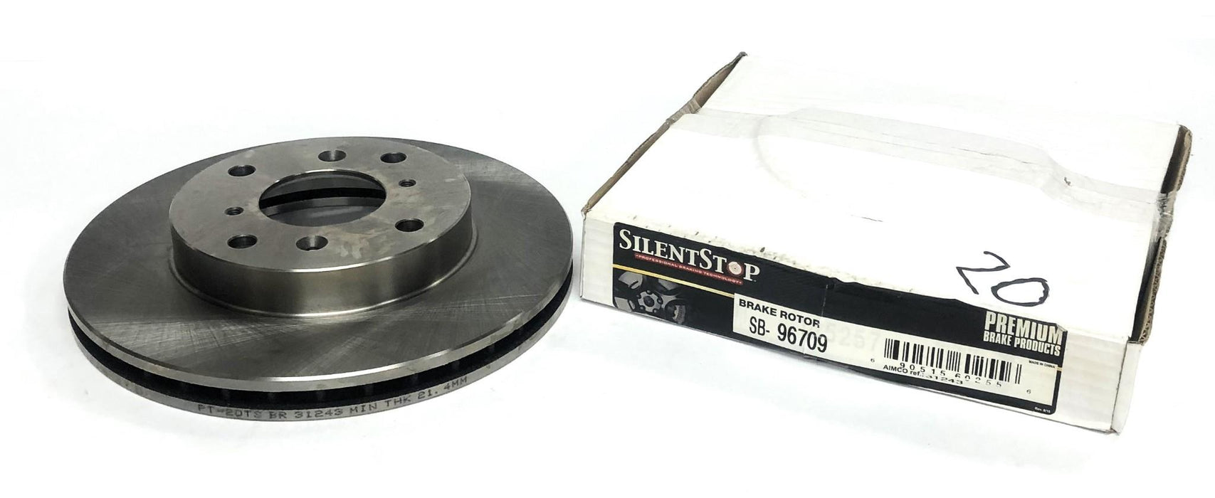 Silent Stop DuraGo Disc Brake Rotor SB-96709 (BR31243) NOS