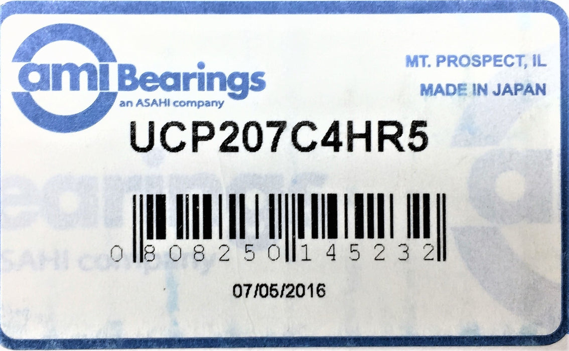 AMI BEARINGS Pillow Block Bearing UPC207C4HR5 NOS
