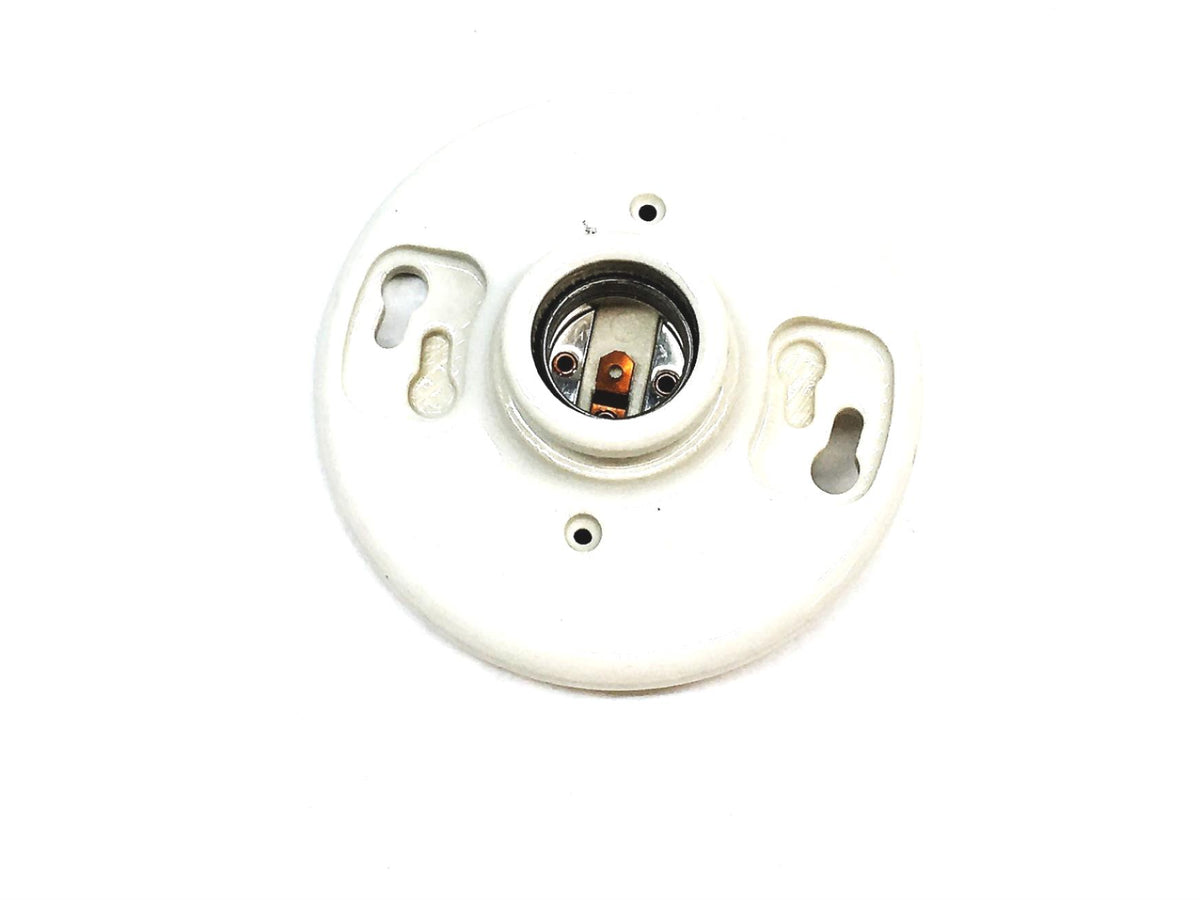 Leviton 660W 250V SAN000 Keyless Porcelain Lamp Holder 9875 NOS