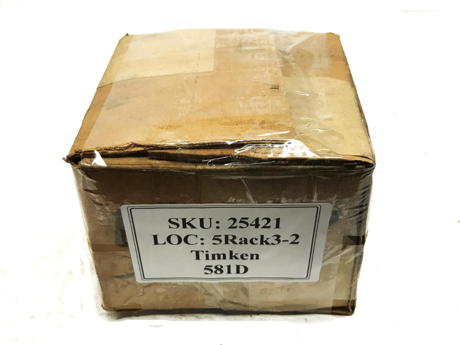 Timken Tapered Roller Bearing Double Cone 581D NOS