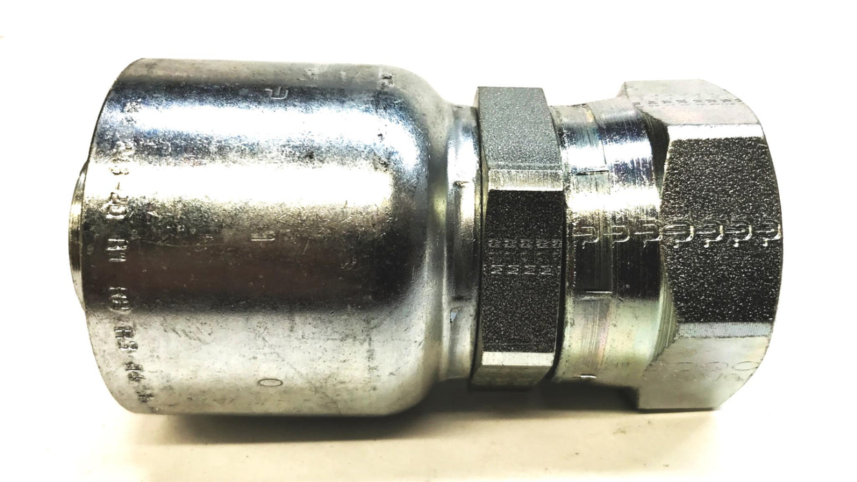 Unbranded 1-1/4" Hydraulic Hose Fitting 43-20-R1-R2-R3 NOS