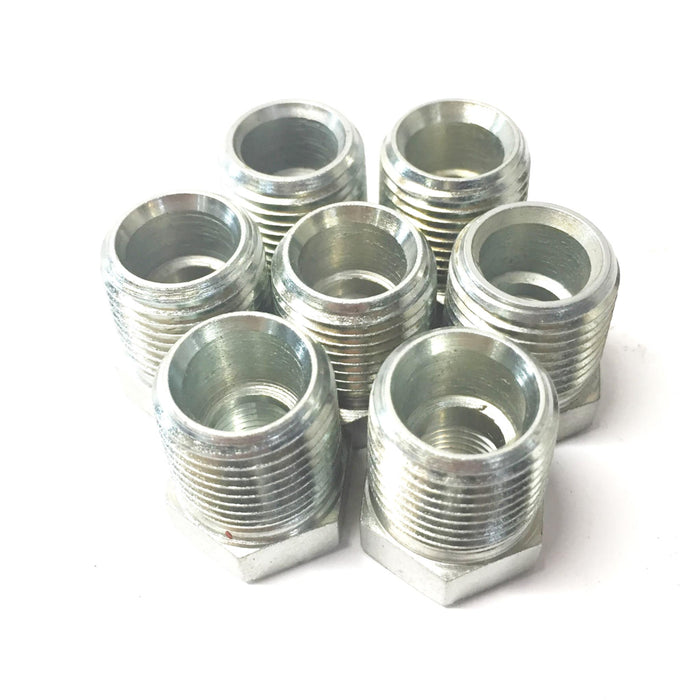 Unbranded 1/2" Male Pipe x 5/8" Female Hydraulic Fitting [Lot of 7] NOS