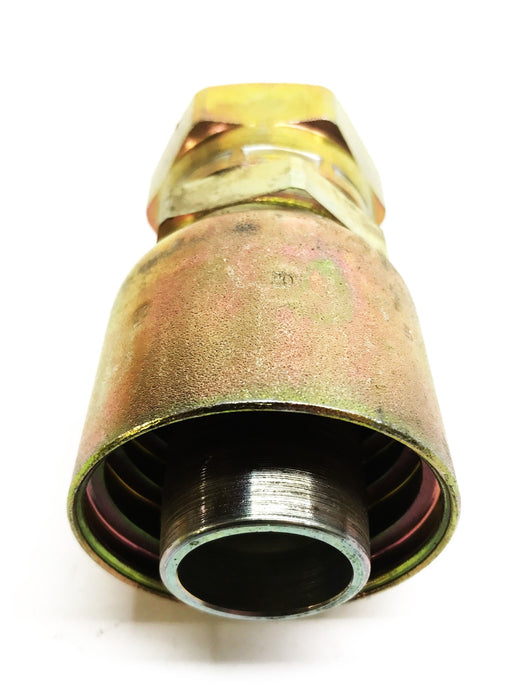 Unbranded 1-1/4" Hydraulic Hose Fitting (Zinc Coated) 43-20-R1-R2-R3 NOS
