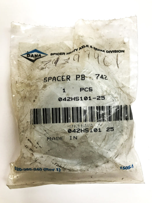 Dana Spicer Spacer 042HS101-25 (PB-742) NOS