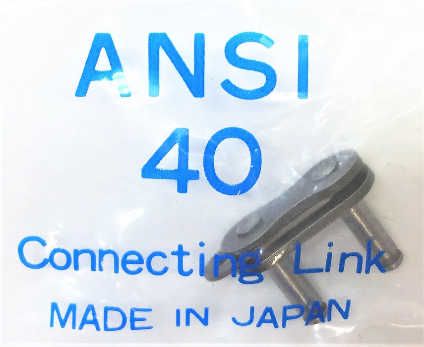 UNBRANDED ANSI 40 Roller Chain Connecting Link [Lot of 12] NOS