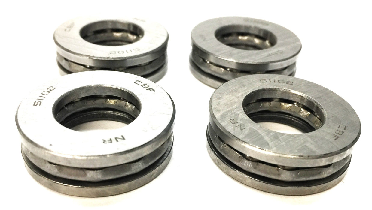 CBF Thrust Roller Bearing 51102 (NR) [Lot of 4] NOS
