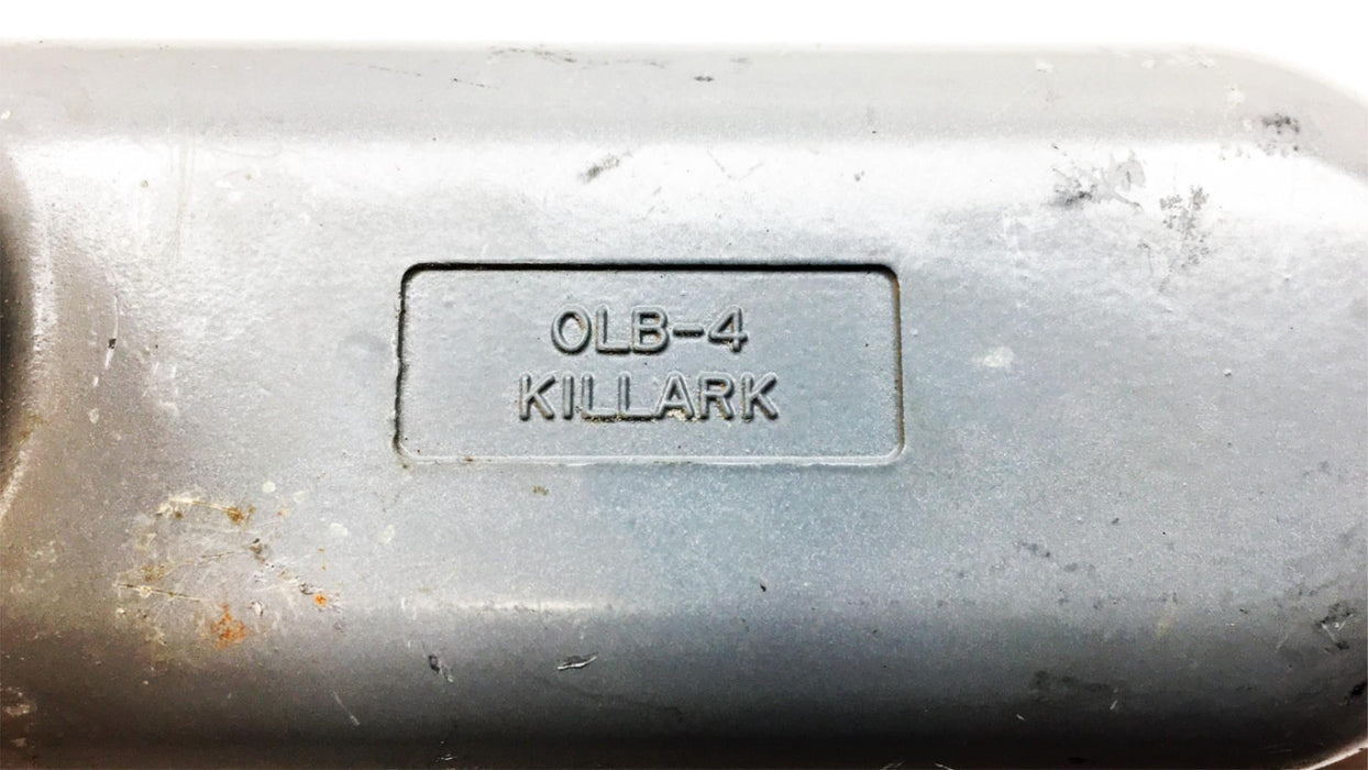 Killark 1-1/4 Inch Conduit Outlet Body With Cover OL-450 OLB-4 NOS