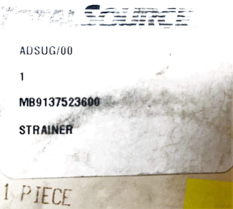 Total Source Strainer MB9137523600 NOS