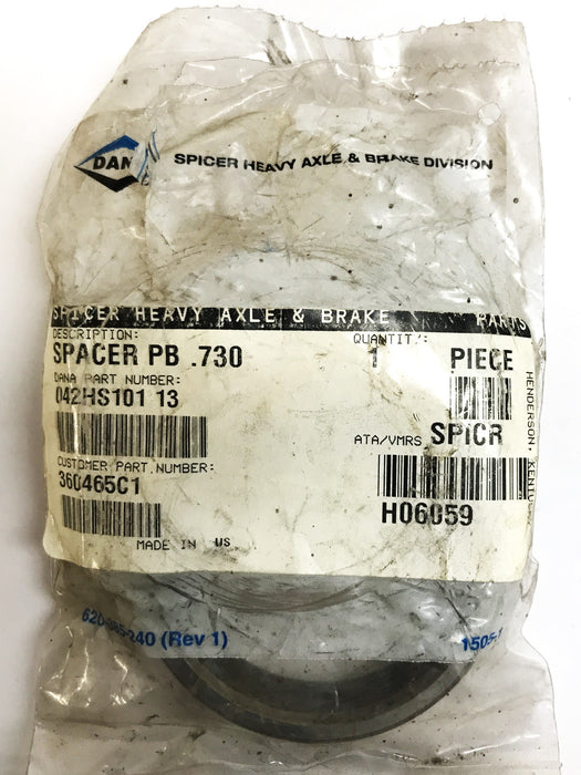 Dana Spicer Spacer 042HS101-13 (PB-730) NOS