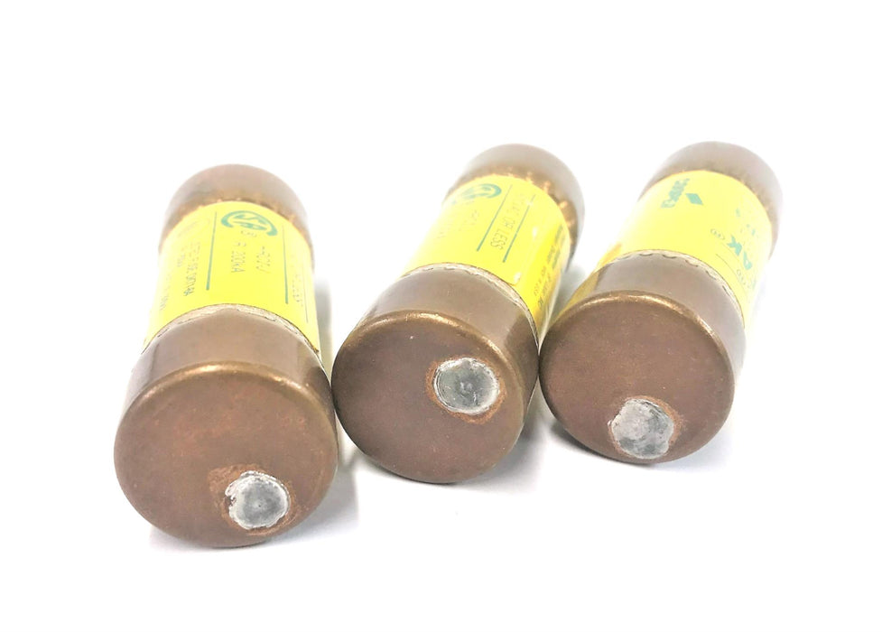 Bussmann Low-Peak Dual-Element Time-Delay Fuse LPJ-1 6/10SP [Lot of 3] NOS
