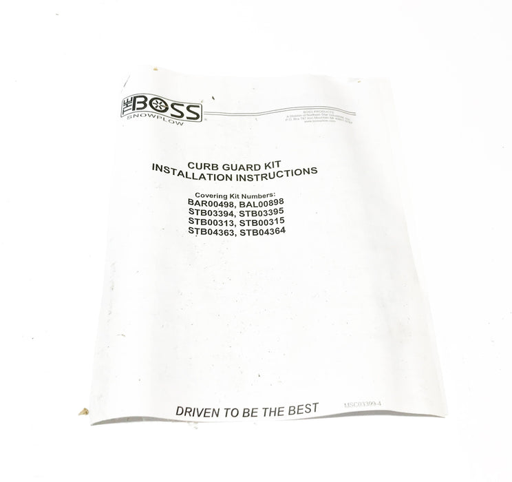 BOSS Curb Guard Kit STB03395 NOS