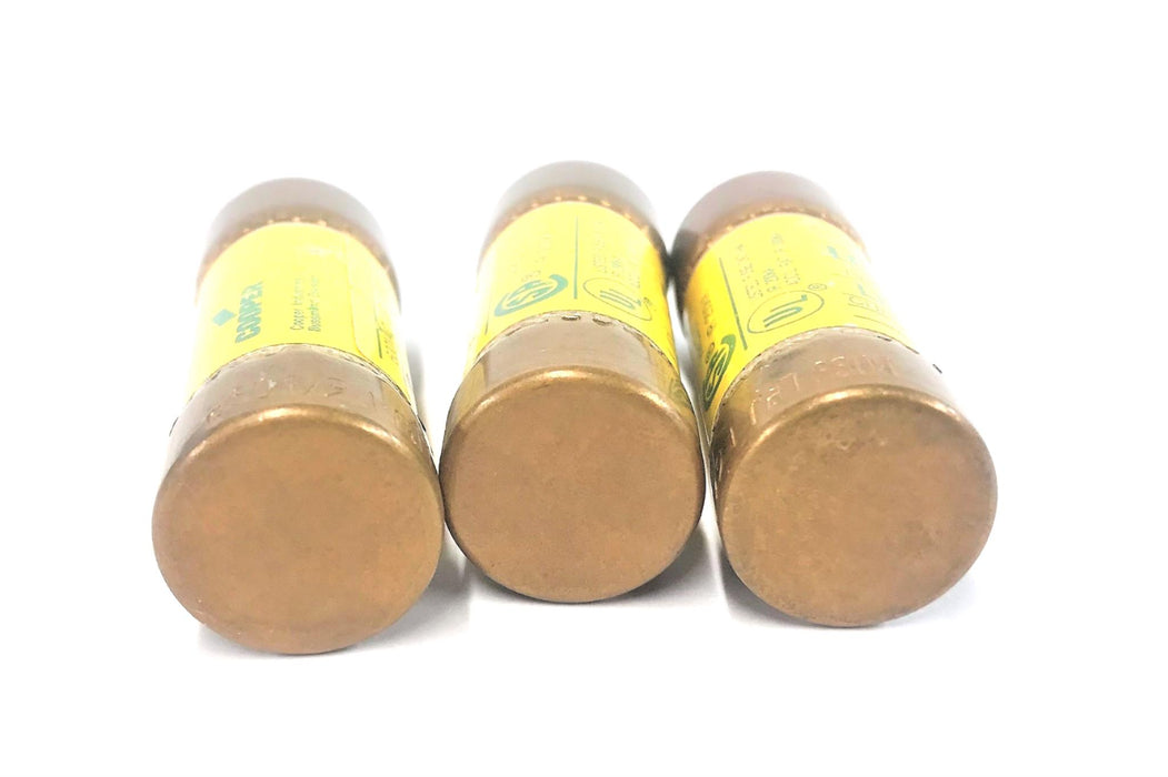 Bussmann Low-Peak Dual-Element Time-Delay Fuse LPJ-1 6/10SP [Lot of 3] NOS