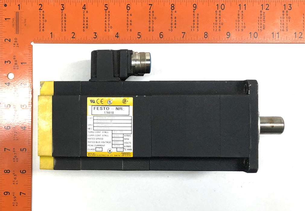 Baldor 4000RPM 300V AC Servo Motor BSM80A-275BA (S2P117W007G1) USED