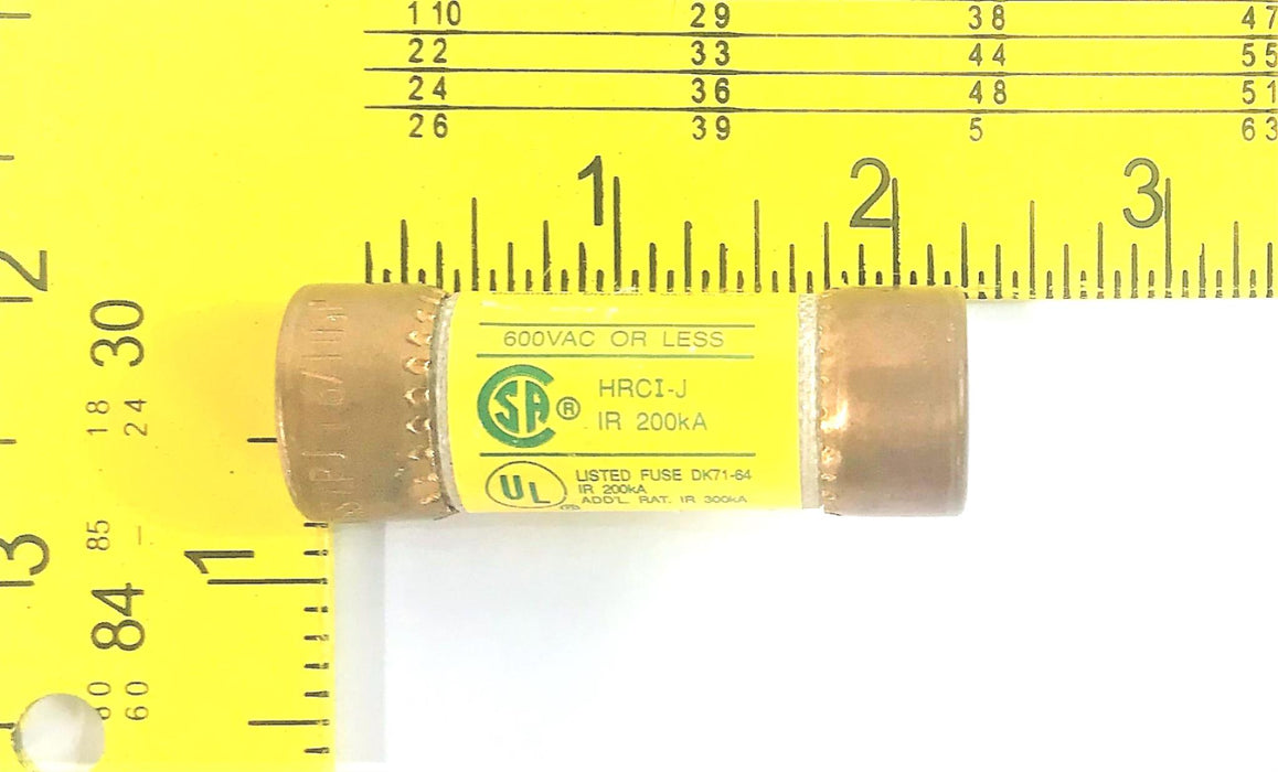 Bussmann Low-Peak Dual-Element Time-Delay Fuse LPJ-1 6/10SP [Lot of 3] NOS