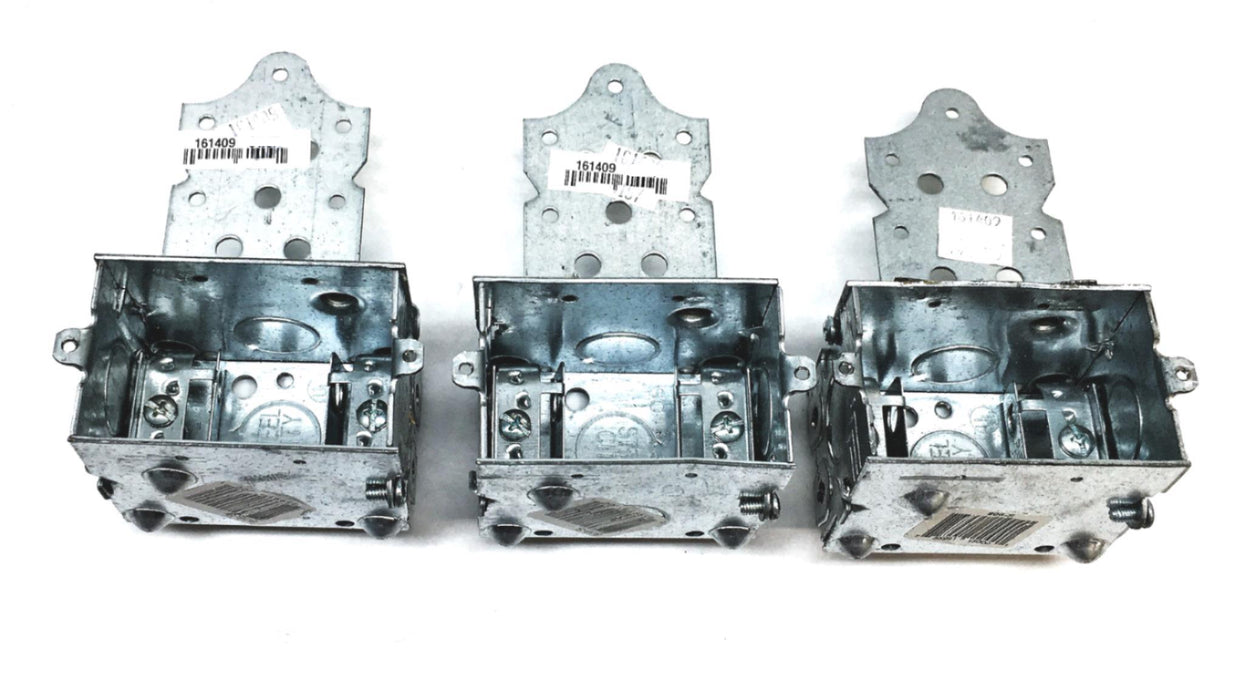 Steel City 3 Inch 12.5 CU IN Steel Capacity Switch Box 806-S [Lot of 3] NOS