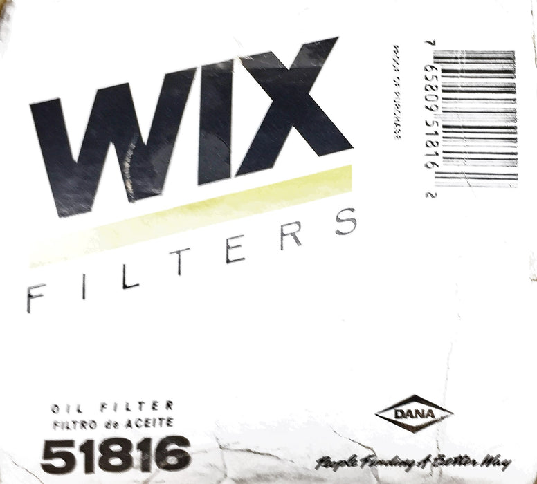 Wix Oil Filter 51816 (HF791) [Lot of 2] NOS
