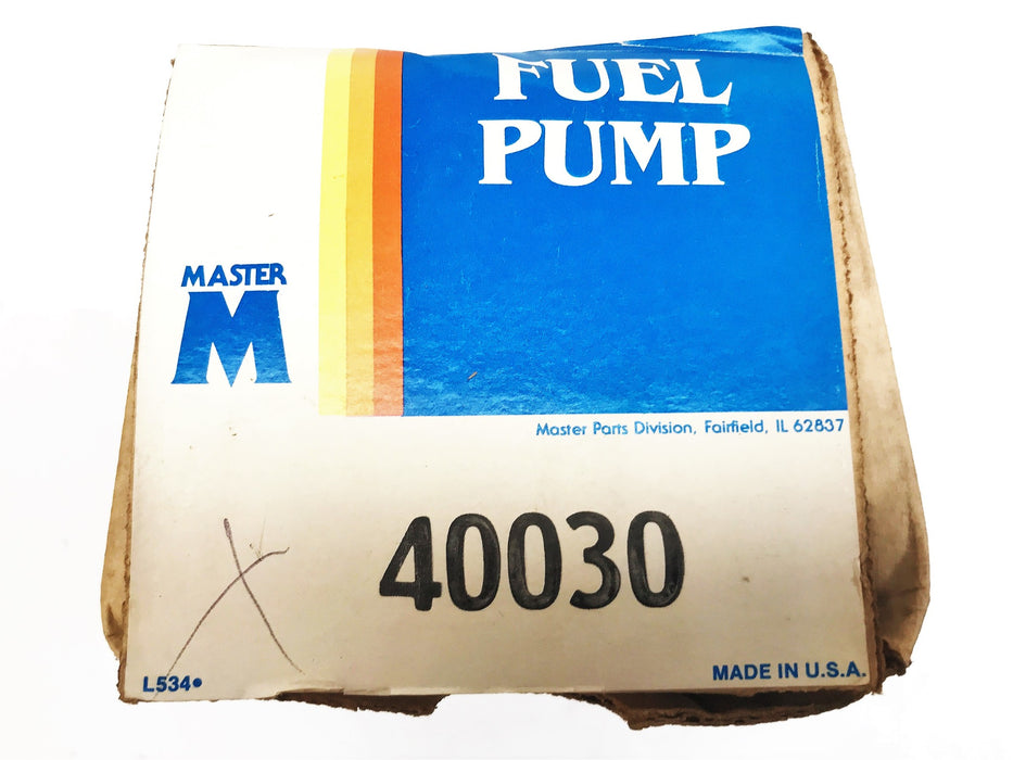 Master Fuel Pump Assembly 40030 NOS
