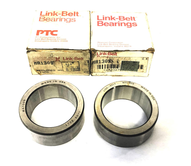 Link-Belt Cylindrical Roller Bearing Cam Follower MA1309 [Lot of 2] NOS