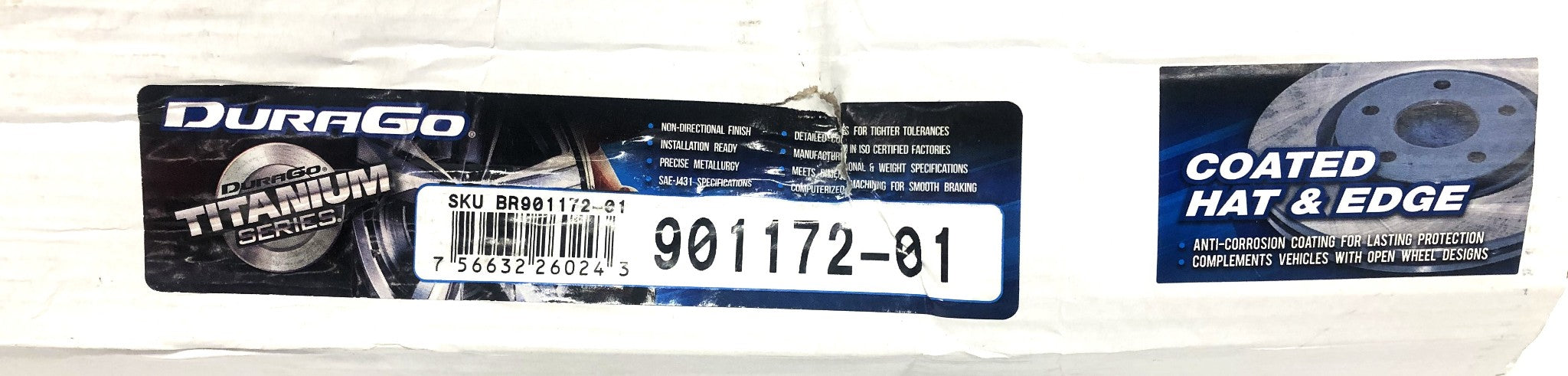 DuraGo Brake Disc Rotor BR901172-01 NOS
