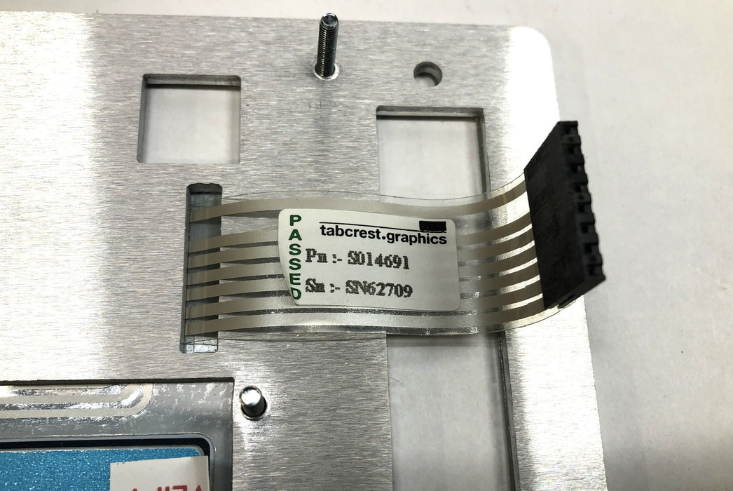 Markem Smart Date Interface Panel (No Circuit Board or Keys) S014691 NOS