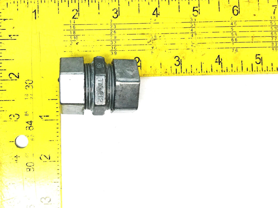 Electroline 3/4 Inch Zinc Die Cast EMT Compression Coupling L24 [Lot of 19] NOS
